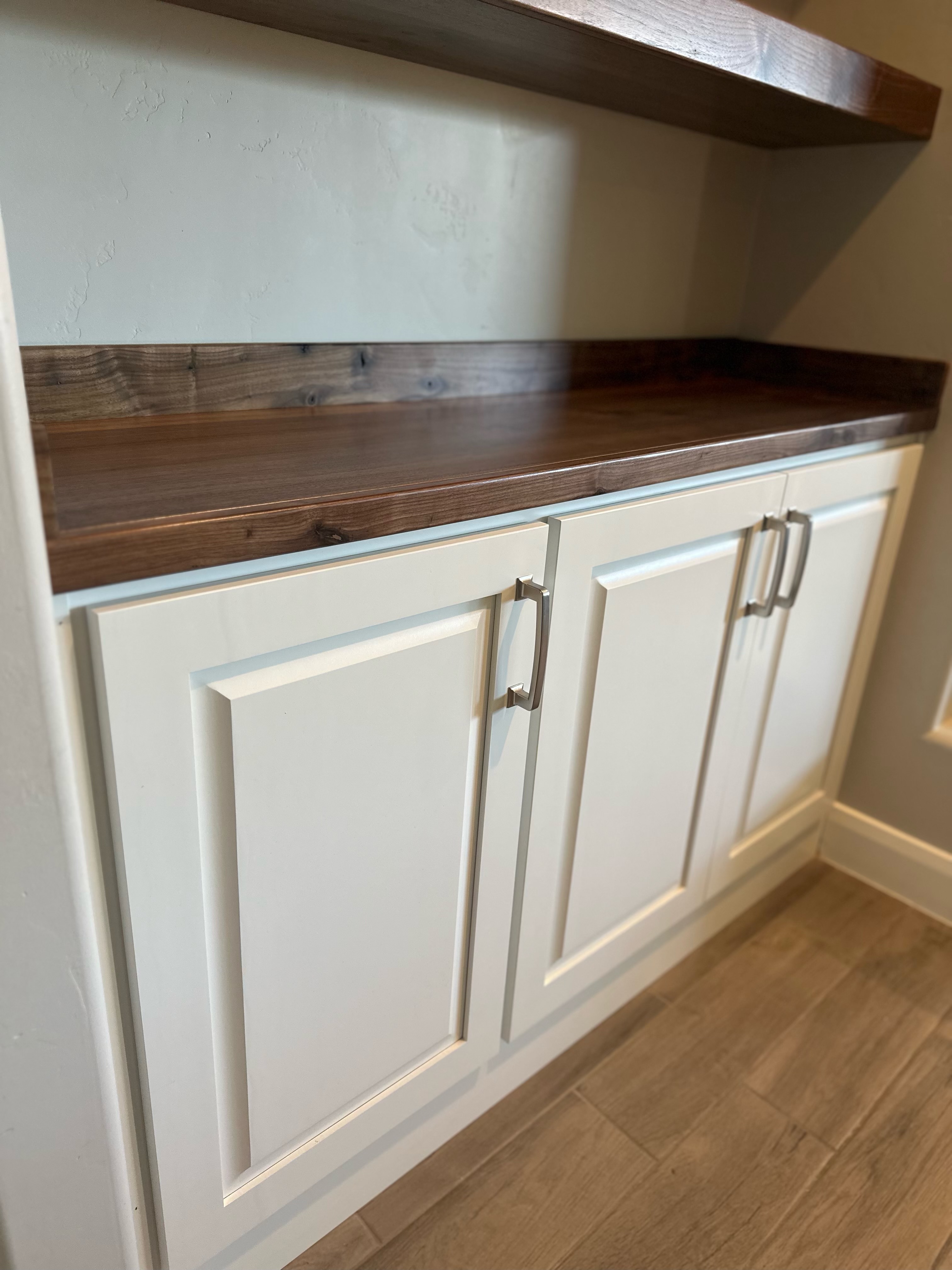 Custom built-in fireplace detail